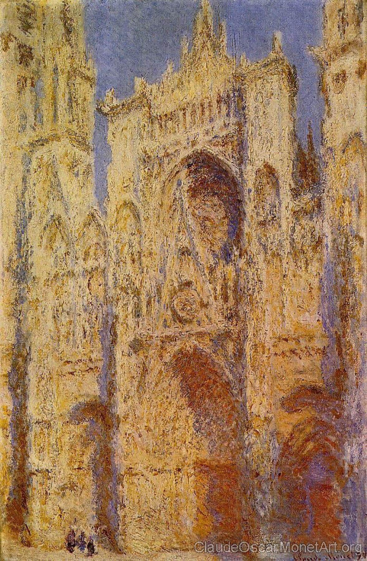 Rouen Cathedral, Sunlight Effect